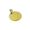 Prívesok kruh zo žltého zlata 15mm