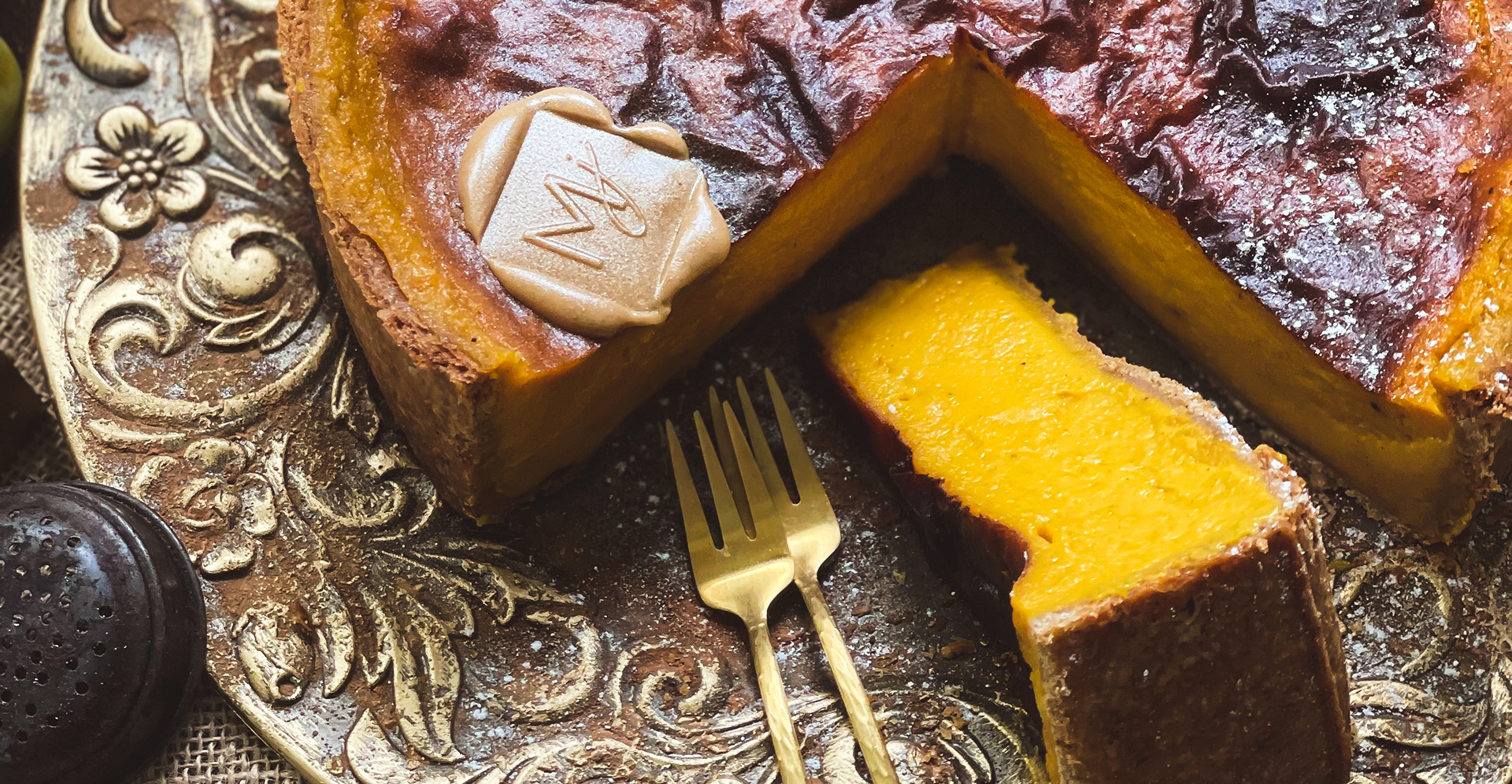 KÜRBISFLAN MIT WALNÜSSEN UND GOLD SCHOKOLADE - DIANA COMPANY & JOSEF MARŠÁLEK - DIANA IN DER KÜCHE