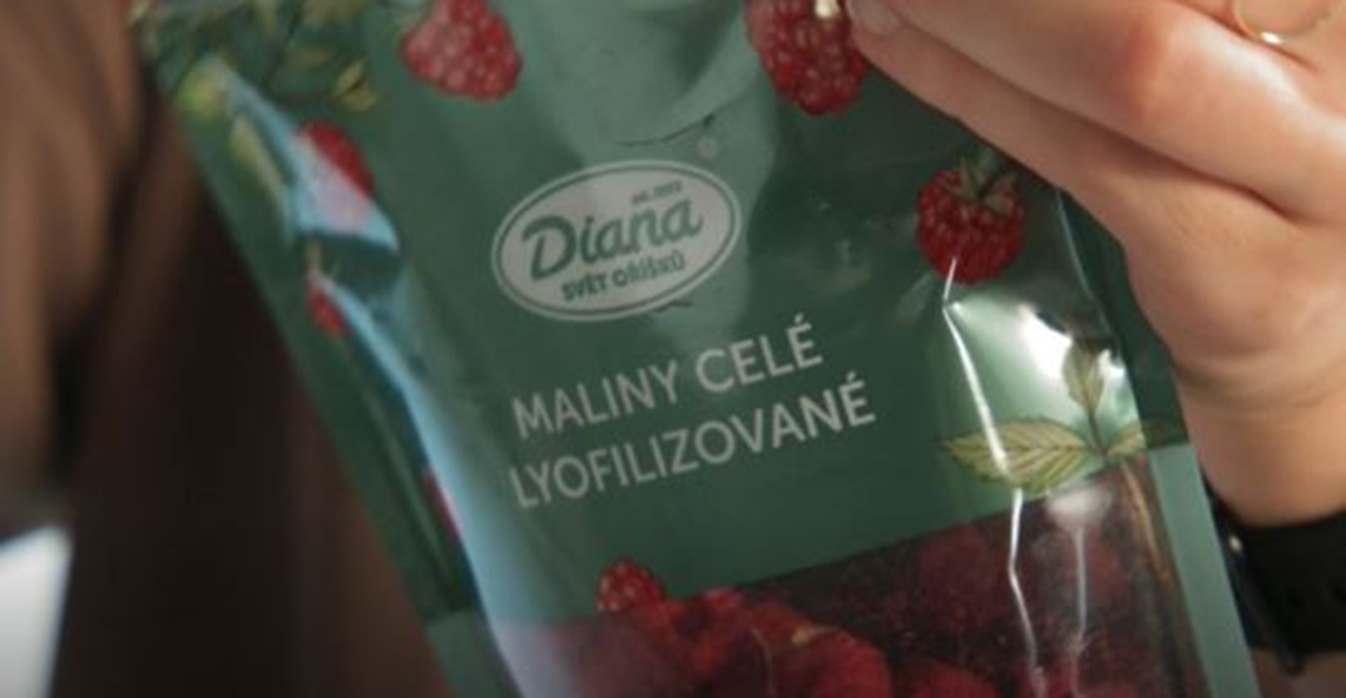 LYOFILIZOVANÉ MALINY - DIANA COMPANY & @TOJIDLO - ŠKOLA PŘÍRODY