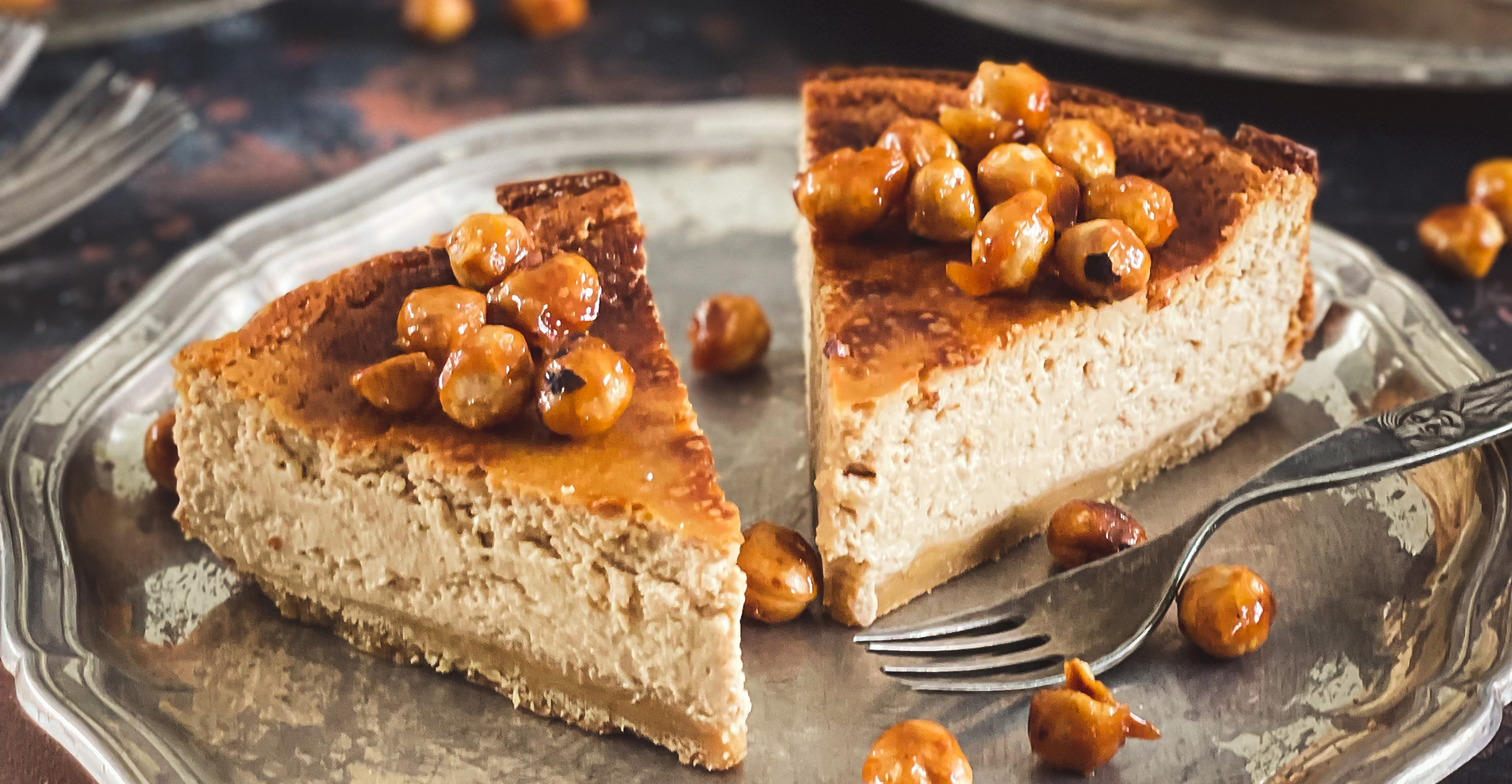 CHEESECAKE S LÍSKOVÝMI OŘÍŠKY A VANILKOU- DIANA COMPANY & JOSEF MARŠÁLEK - DIANA V KUCHYNI