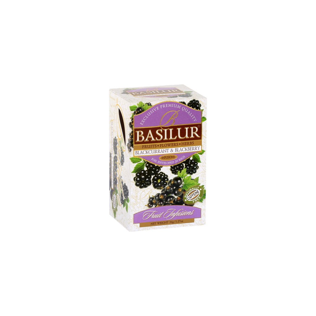 BASILUR Fruit Blackcurrant & Blackberry přebal 25x1,8g