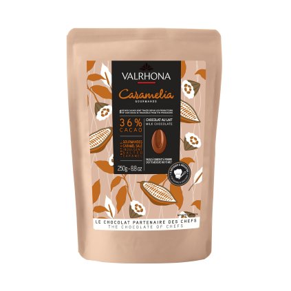 Valrhona Feves Čokoláda Caramelia 36% 250g