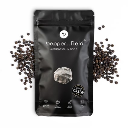 Pepper Field Kampotský pepř černý - doypack 100g