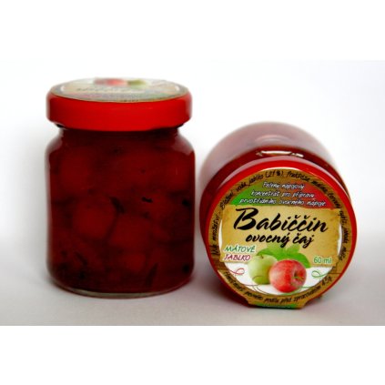Babiččin ovocný čaj - jablko s mátou 60ml
