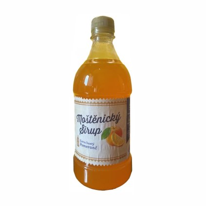 Moštěnický Sirup Pomeranč 0,7l