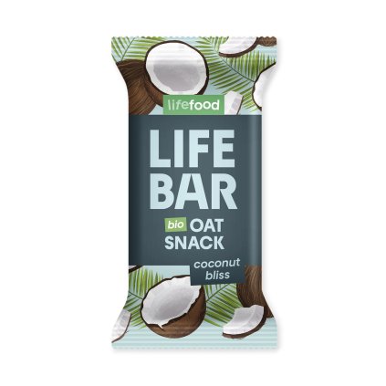Lifefood LIFEBAR Oat Snack kokosový BIO 40g