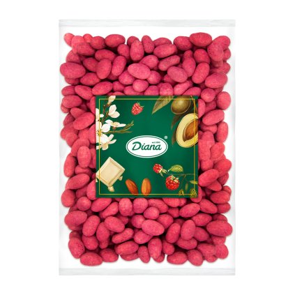 Mandle v polevě z malin a bílé čokolády 1kg