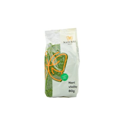 Natural mořské řasy Nori vločky 80g