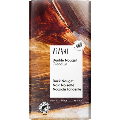 VIVANI Hořká nugátová čokoláda BIO 100g