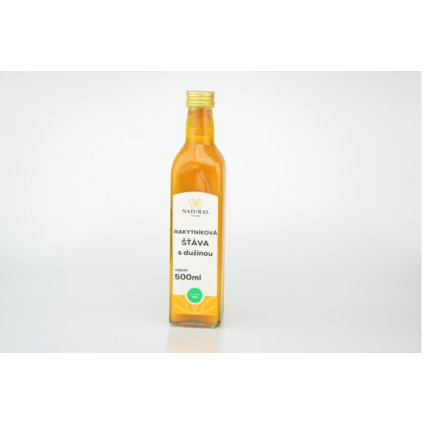 Natural rakytníková šťáva s dužinou 500ml