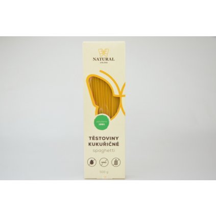 Natural těstoviny kukuřičné - spaghetti 500g