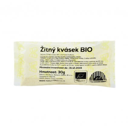 Natural žitný kvásek BIO 30g