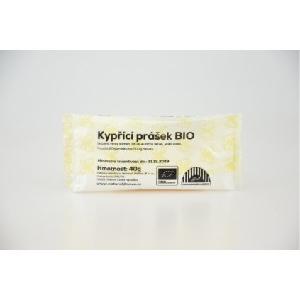 Natural kypřící prášek bez fosfátu BIO 40g