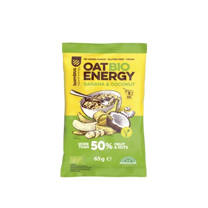 BOMBUS OAT BIO ENERGY Banana & Coconut 65g
