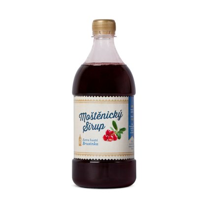 Moštěnický Sirup Brusinka 0,7l