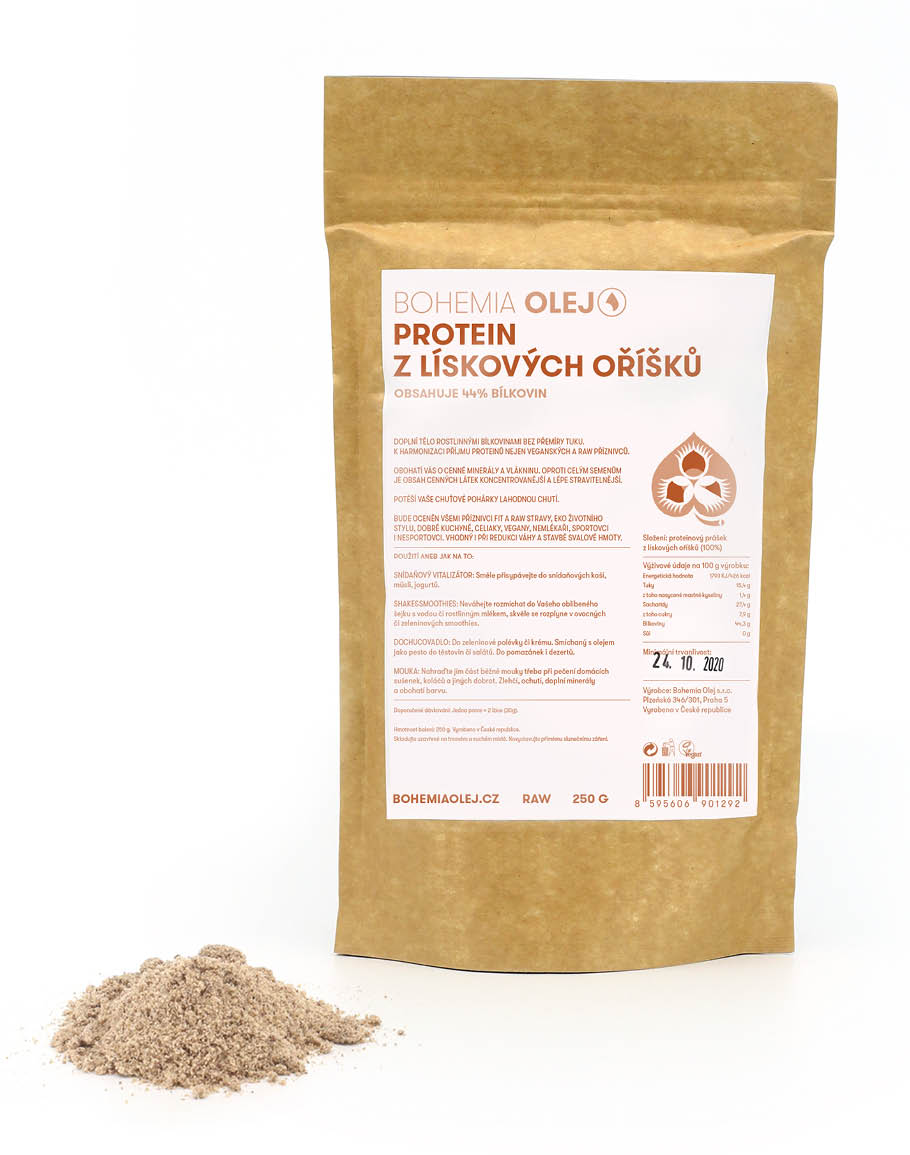 Bohemia olej Lískový protein 250g