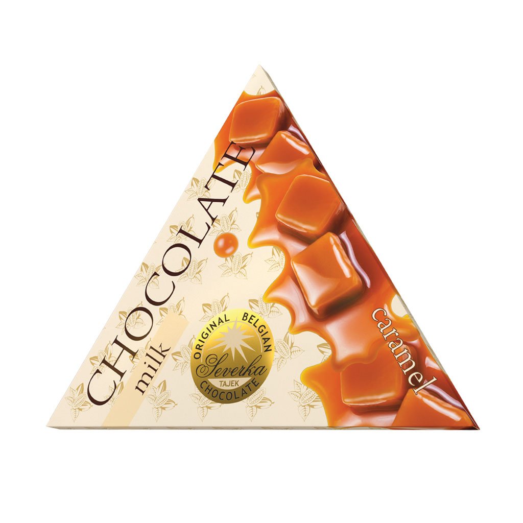 T-severka trojuhelníčky karamelová čokoláda 50g