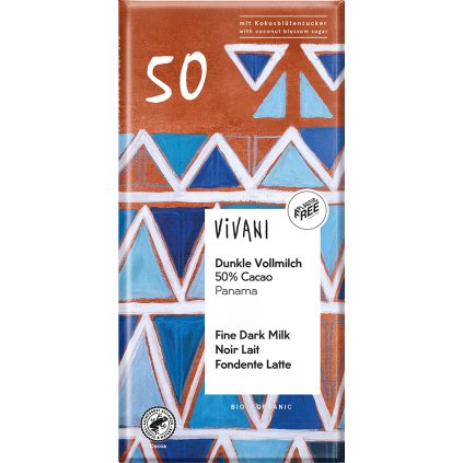 VIVANI-Mlecna-cokolada-50%-s-kokosovym-cukrem-BIO-80-g