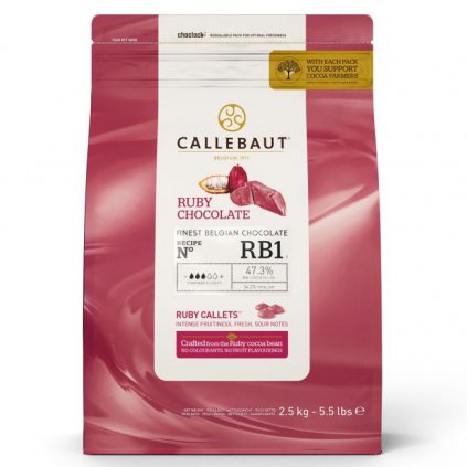 Barry Callebaut Čokoláda ruby 2,5kg
