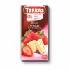Torras Biela čokoláda s jahodou 75g