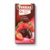 Torras Horká čokoláda s jahodou 75g