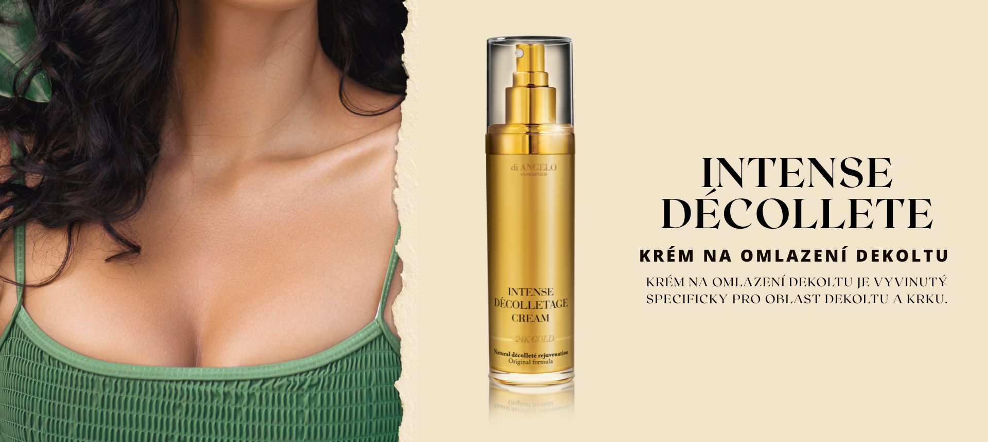 Krém na omlazení dekoltu od Di Angelo Cosmetics