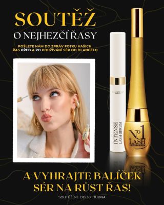 ✨ SOUTĚŽ o nejhezčí řasy ✨ Zapojte se do naší soutěže a vyhrajte jeden z 10 balíčků sér na růst řas di ANGELO. 💛 Jak se...
