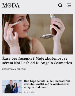 Řasy bez řasenky? S No.1 Lash ano! 🤩 Redaktorka @moda.cz @michaela.caskova vyzkoušela naše sérum na řasy. Jaké byly její...