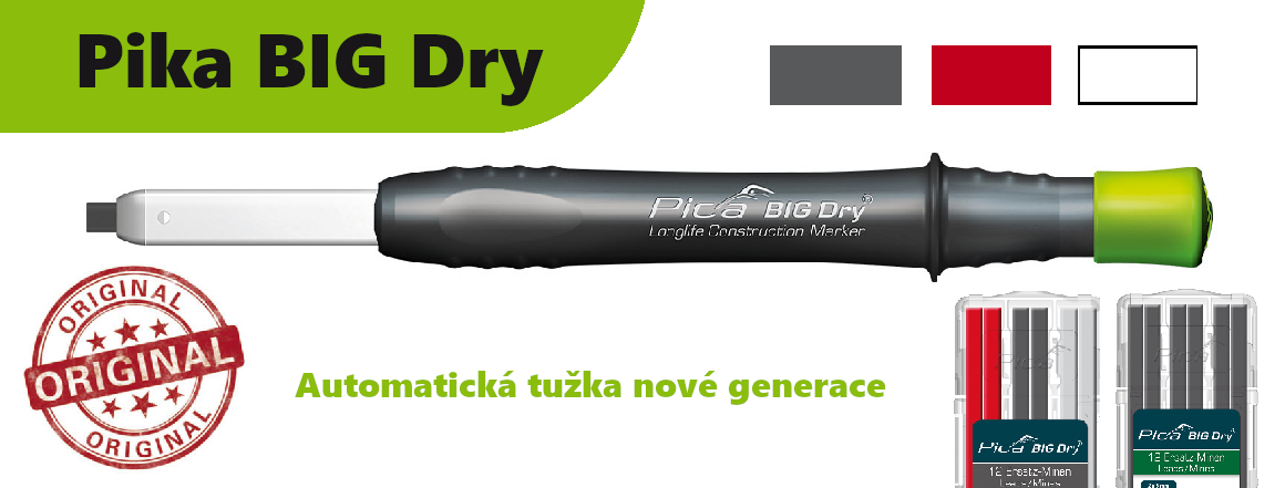 Pika BIG Dry automatická tužka nové generace