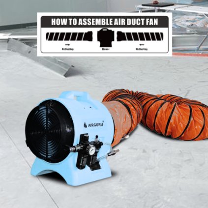 Průmyslový bubnový ventilátor AP110016 – 16", 1/4 HP, dvojí napětí