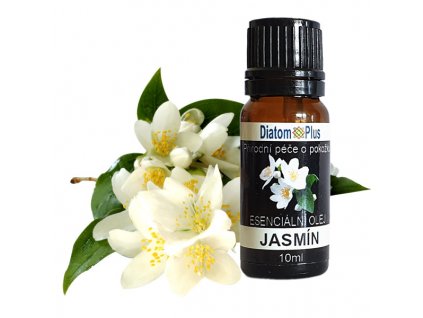 Jasminovy esencialny olej DiatomPlus 10ml and flower