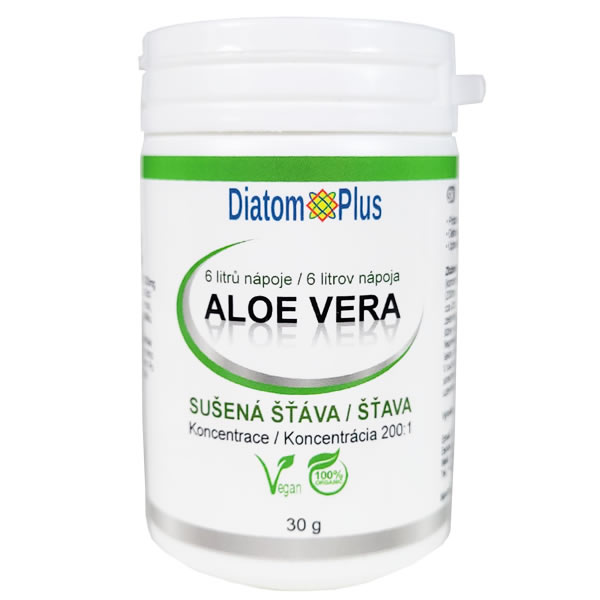 DiatomPlus Aloe Vera sušená šťáva 200:1, veganské kapsle 60