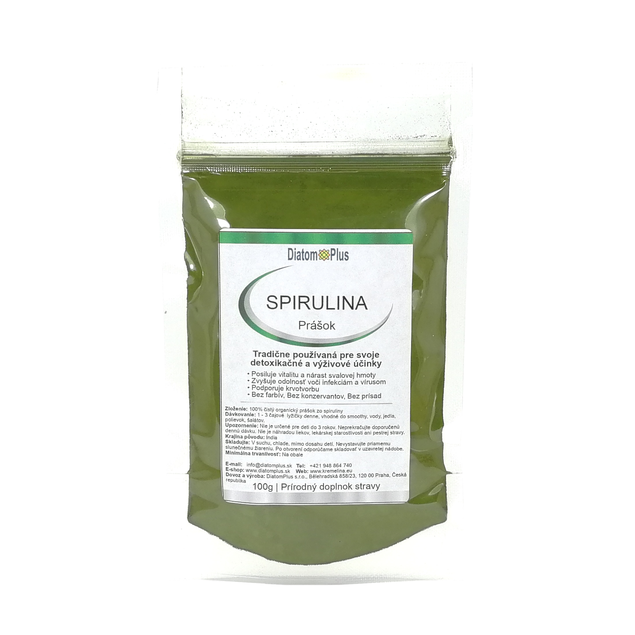 DiatomPlus Spirulina prášek 100gr