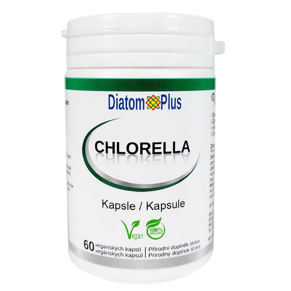 Chlorella bio veganské kapsle 60ks