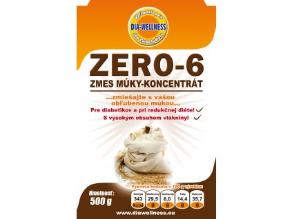 DIA-WELLNESS Zero 6 - Zmes múky - koncentrát (5 kg)