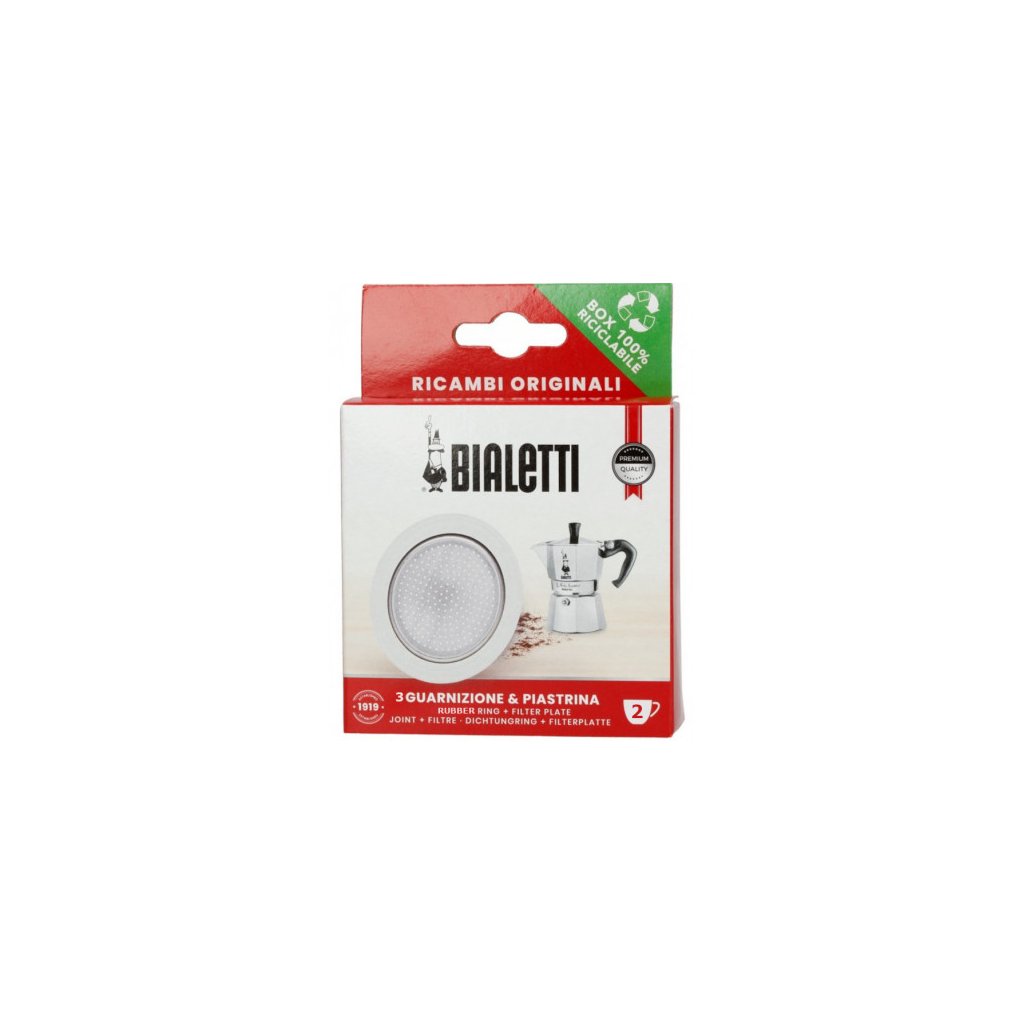 bialetti tesnenie 2 porcie 3 tesnenia filter