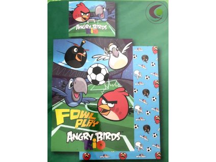 DISNEY ANGRY BIRDS RIO pamut ágynemű (Ágynemű mérete 140x200 cm, A csomag tartalma Készletcsomagolás)