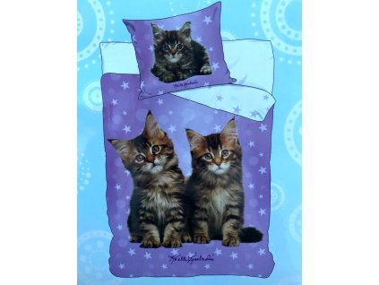 DISNEY CATS pamut ágynemű (Ágynemű mérete 140x200 cm, A csomag tartalma Készletcsomagolás)