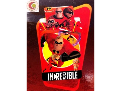 DISNEY INCREDIBLE pamut ágynemű (Ágynemű mérete 140x200 cm, A csomag tartalma Készletcsomagolás)