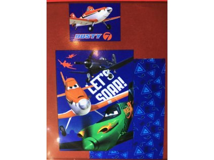 DISNEY PLANES pamut ágynemű (Ágynemű mérete 140x200 cm, A csomag tartalma Készletcsomagolás)