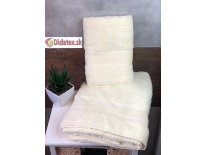 F-1 frottír törülköző - Vajszínű (A törülközők mérete 50x90 cm)