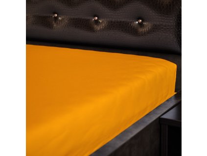 Jersey lepedő - sötét narancssárga 33 (Méretek 60x120 cm)