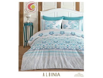 ALBINIA Pamut ágynemű DeLuxe 140x200 cm szett Csomagolás (Ágynemű mérete 140x200 cm, A csomag tartalma Készletcsomagolás)