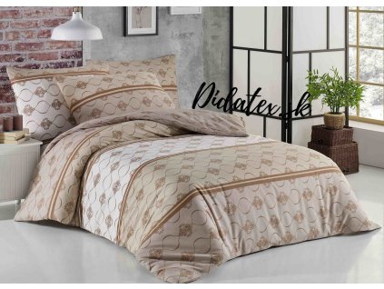 Lionel Brown pamut ágynemű DeLuxe (Ágynemű mérete 140x200 cm, A csomag tartalma Készletcsomagolás)