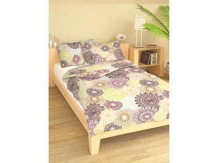 MANDALA COLORS pamut ágynemű DeLuxe (Ágynemű mérete 140x200 cm, A csomag tartalma Készletcsomagolás)