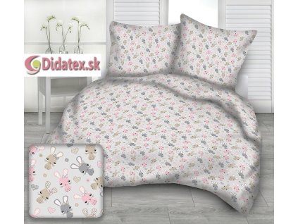 NYUSZI 2 gyermek pamut ágynemű (Ágynemű mérete 90x135 cm, A csomag tartalma Készletcsomagolás)