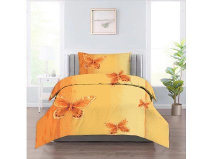 25209 pillango orange pamut agynemu deluxe 140x200cm
