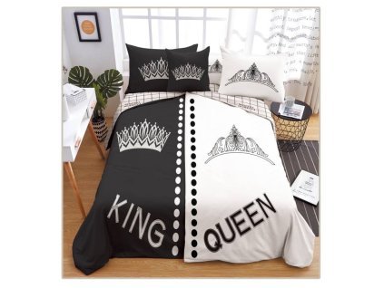QUEEN ÉS KING SIMPLE fotó ágynemű 140x200 cm 6 szett csomag (Ágynemű mérete 140x200 cm, A csomag tartalma 6 Készletcsomagolás)