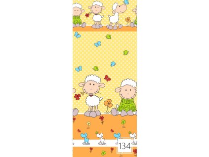 SQUIRREL ORANGE gyermek pamut ágynemű (Ágynemű mérete 90x135 cm, A csomag tartalma Készletcsomagolás)