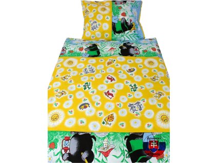 VAKOND gyermek pamut ágynemű (Ágynemű mérete 90x135 cm, A csomag tartalma 2 Készletcsomagolás)